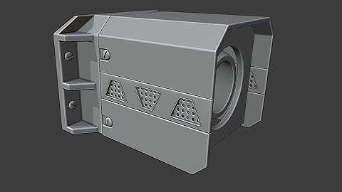 BLENDER CHALLENGE 4: Modeling a Motion Tracker (Part 2)