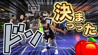ドーーン!! 決まった!! スリーのジャンパーで勝負をつける!!【 工藤 蓮二 (174cm/八戸工業大第一 卒/SOMECITY NAGOYA COOL#21】streetball