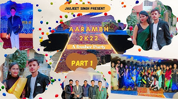 IIMTU Freshers Party ( AARAMBH 2k22 ) || BSc (CS) || Part 1 ||@IIMTUNIVERSITYMEERUT||@Jagjeet_Singh