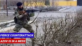 Two Of His Comrades Were Wounded By Azovs Attack, The Chechens Fought Back Fiercely