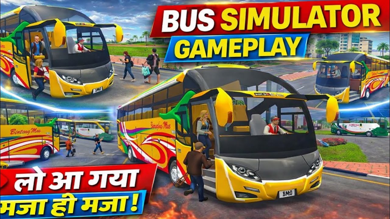 🚌💥 Full Passenger Bus Driving | Real Bus Simulator Experience 🎮✨