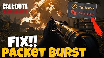How To Fix COD Vanguard Packet Burst Error | Vanguard High Latency Fix