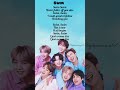 Swim ~ Swim ~ || BTS song lyrics || #btslyrics #btsot7 #arirang
