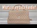 Whats in my bag chanel coco handle  manon amelie