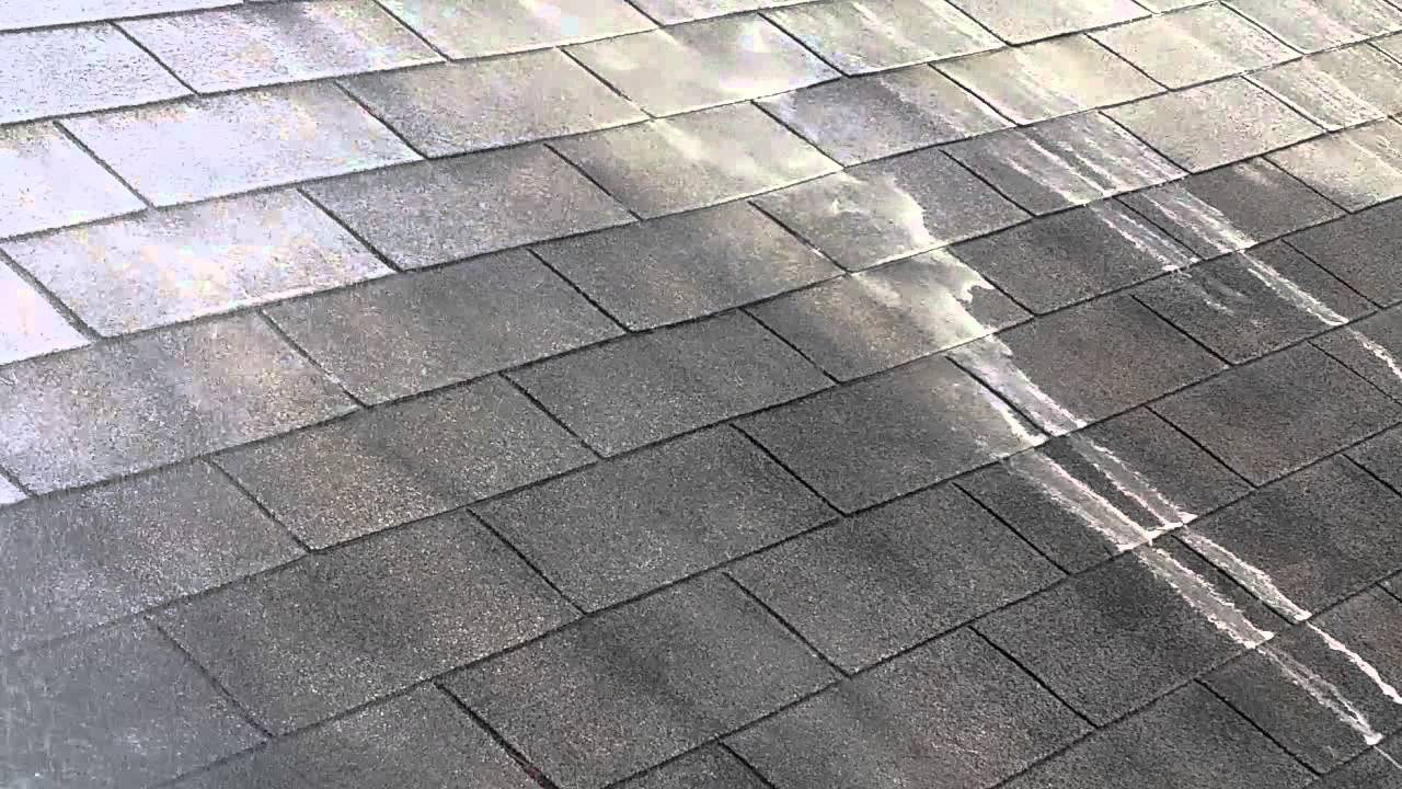 Shingle Roof Cleaning No Pressure Safe Roof Cleaning YouTube