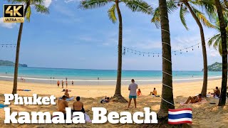 [4K] 🇹🇭 Phuket Kamala Beach | Thailand | Phuket Walking Tour | Kamala |Tourist Place | 4K UHD
