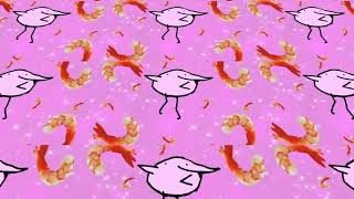 Flamingoes dancing