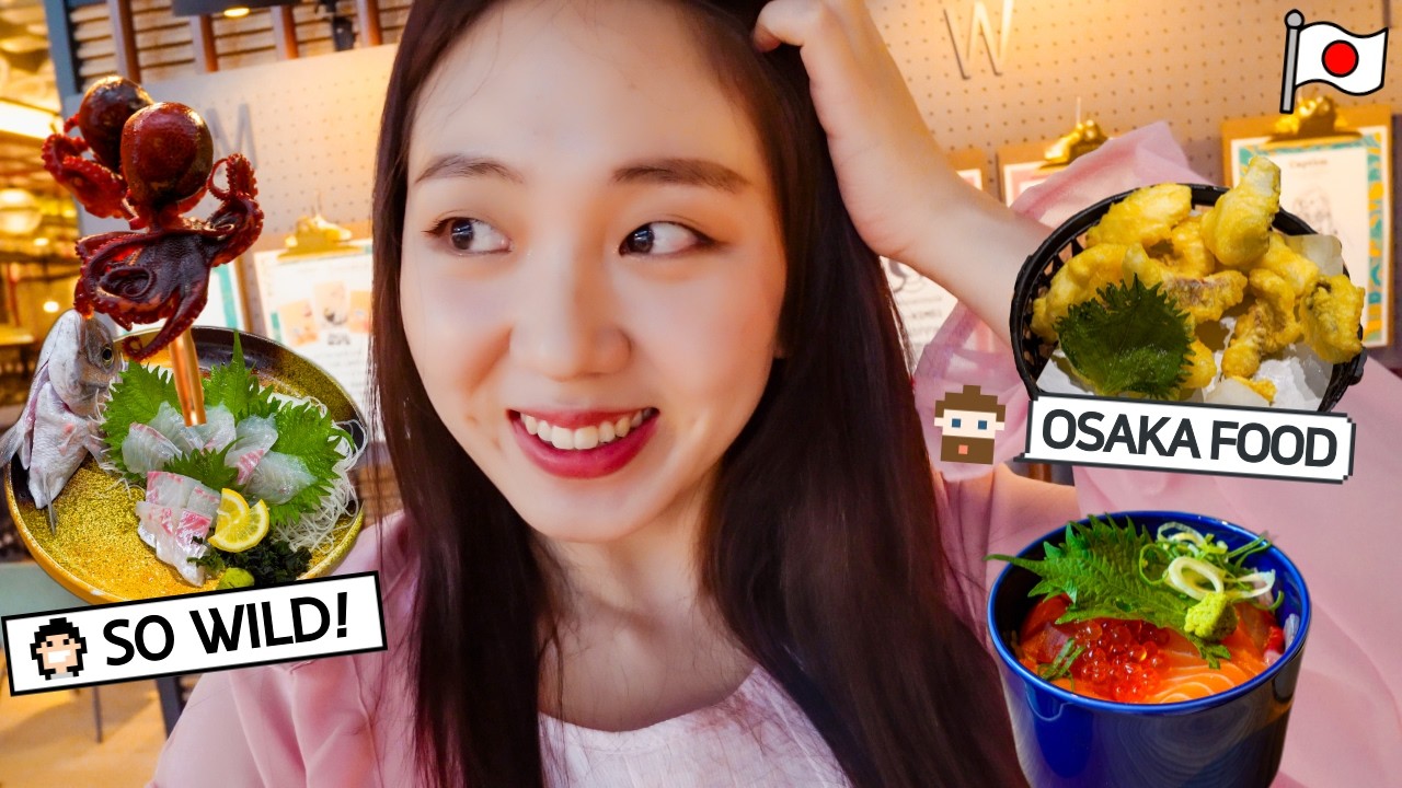 Безумные гастрономические впечатления в Японии, Осака!🇯🇵