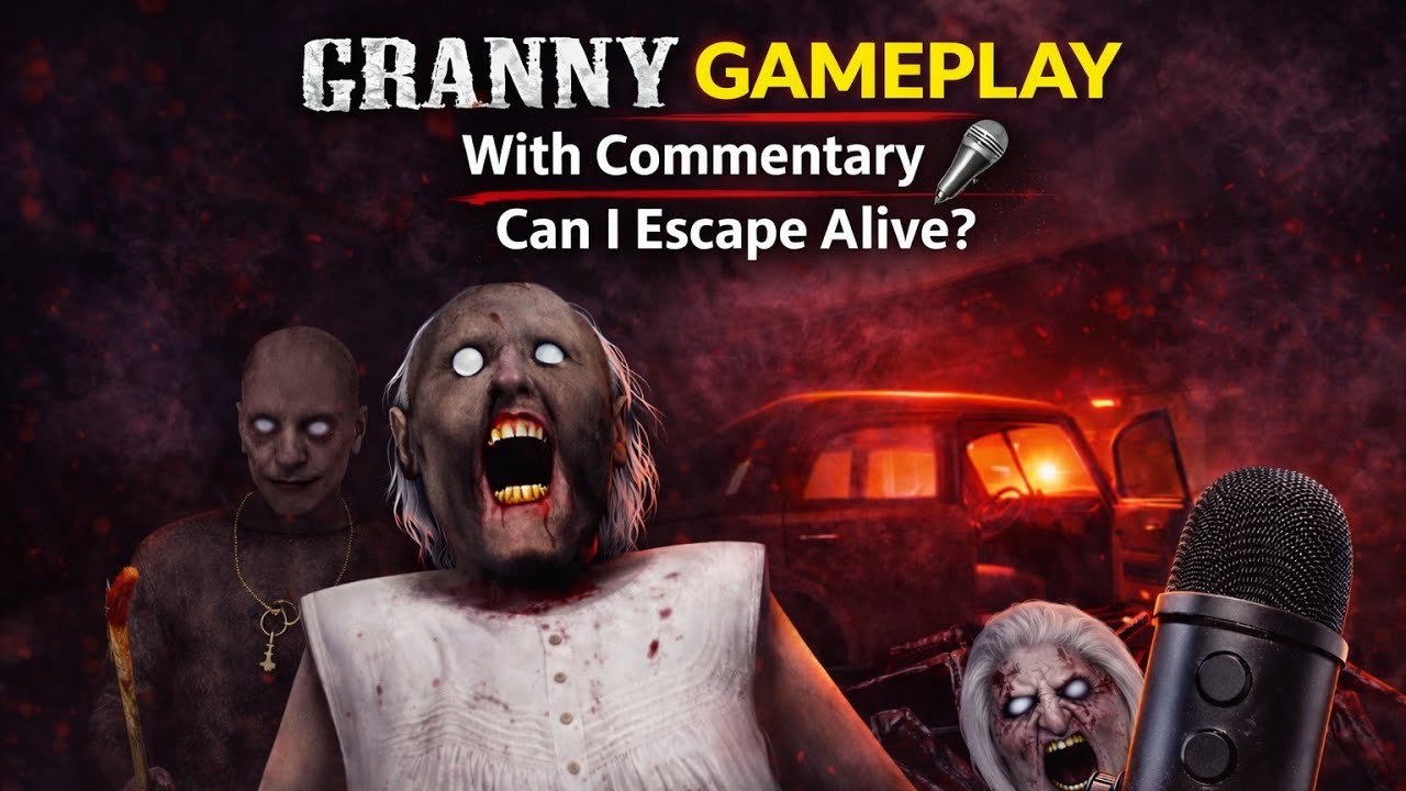 Granny Gameplay With Commentary 🎤 | Can I Escape Alive?