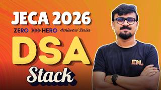 Master Stack in One Shot 🚀 | Push, Pop, Peek | JECA 2026 Zero to Hero Achievers' series