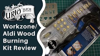 Pyrography Wood Burning Kit Unboxing. Aldi Ferrex 