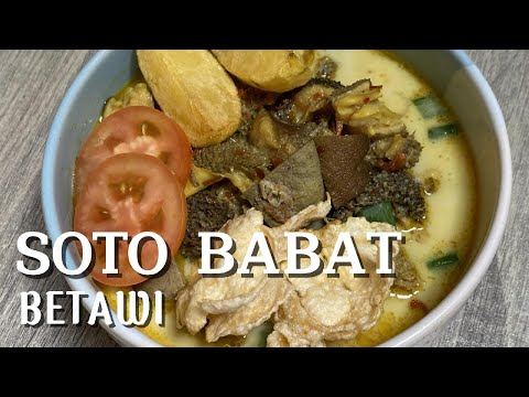 Resep Soto Babat Betawi Susu