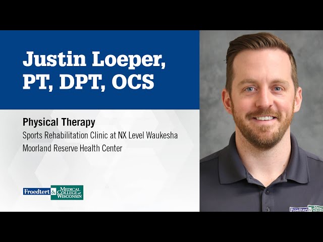 Watch Justin Loeper, physical therapist on YouTube.