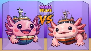 Merge Fellas Brainrot 26 Vs Brainrot 58 Boss Vs Boss Gameplay - Reaching Max Level