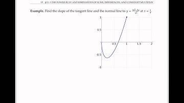 S3.1.1 Power Rule and Sum, Difference, and Constant Multiple Rules 2014