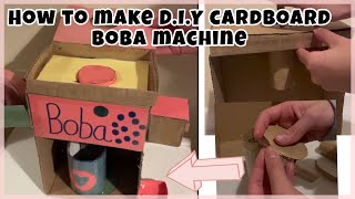 Full How To Make Our Viral Cardboard Boba Machine!! 😱❤️🧋 Update
