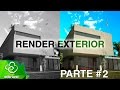 Render Exterior (3ds max con Photoshop) part 2 Tutorial #6
