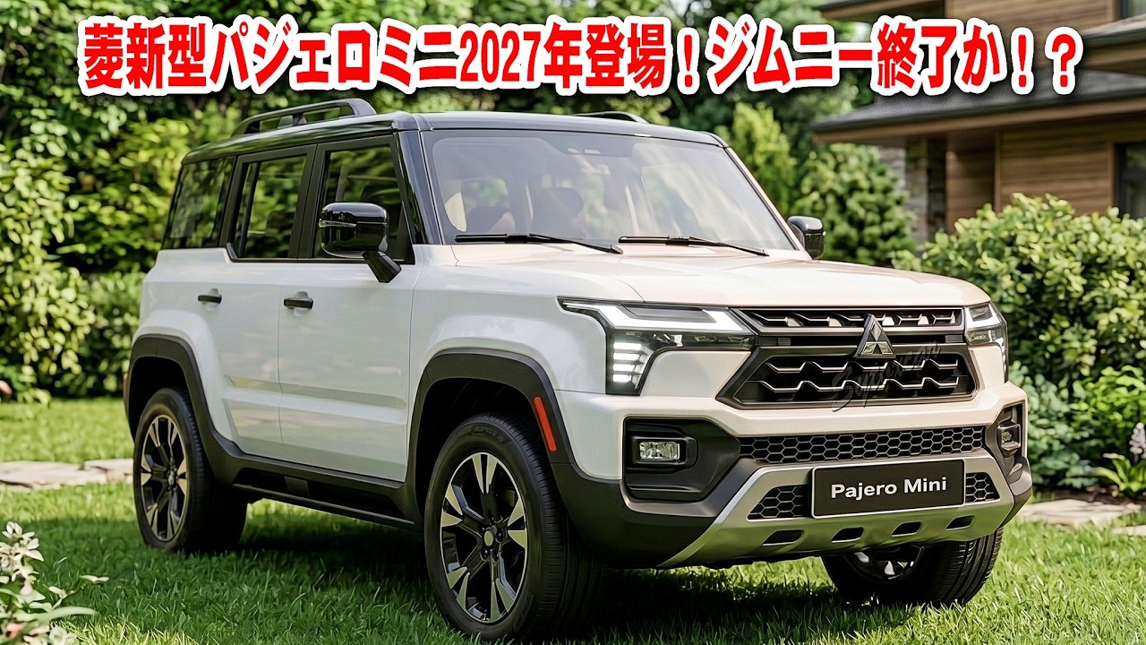 Mitsubishi's new Pajero Mini to debut in 2027! Is the Jimny going