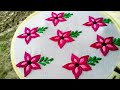 Buttonhole flower stitch all over hand embroidery design.hand embroidery designs for dress