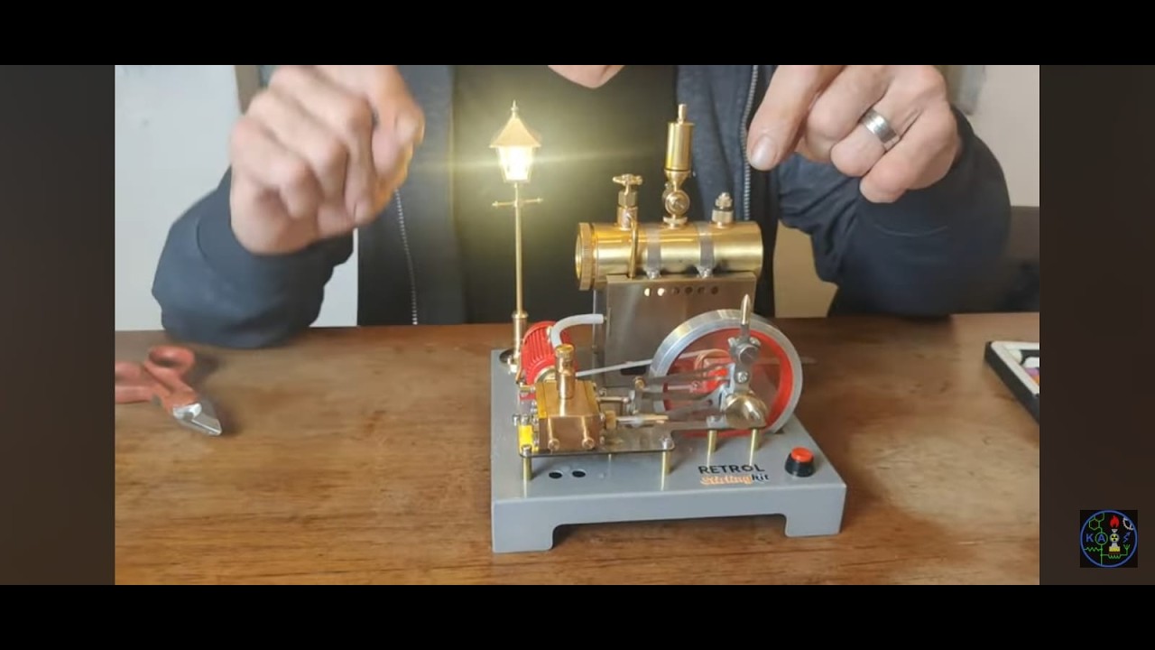 #618 STEAM ENGINE: La MACCHINA a VAPORE che genera corrente elettrica ...