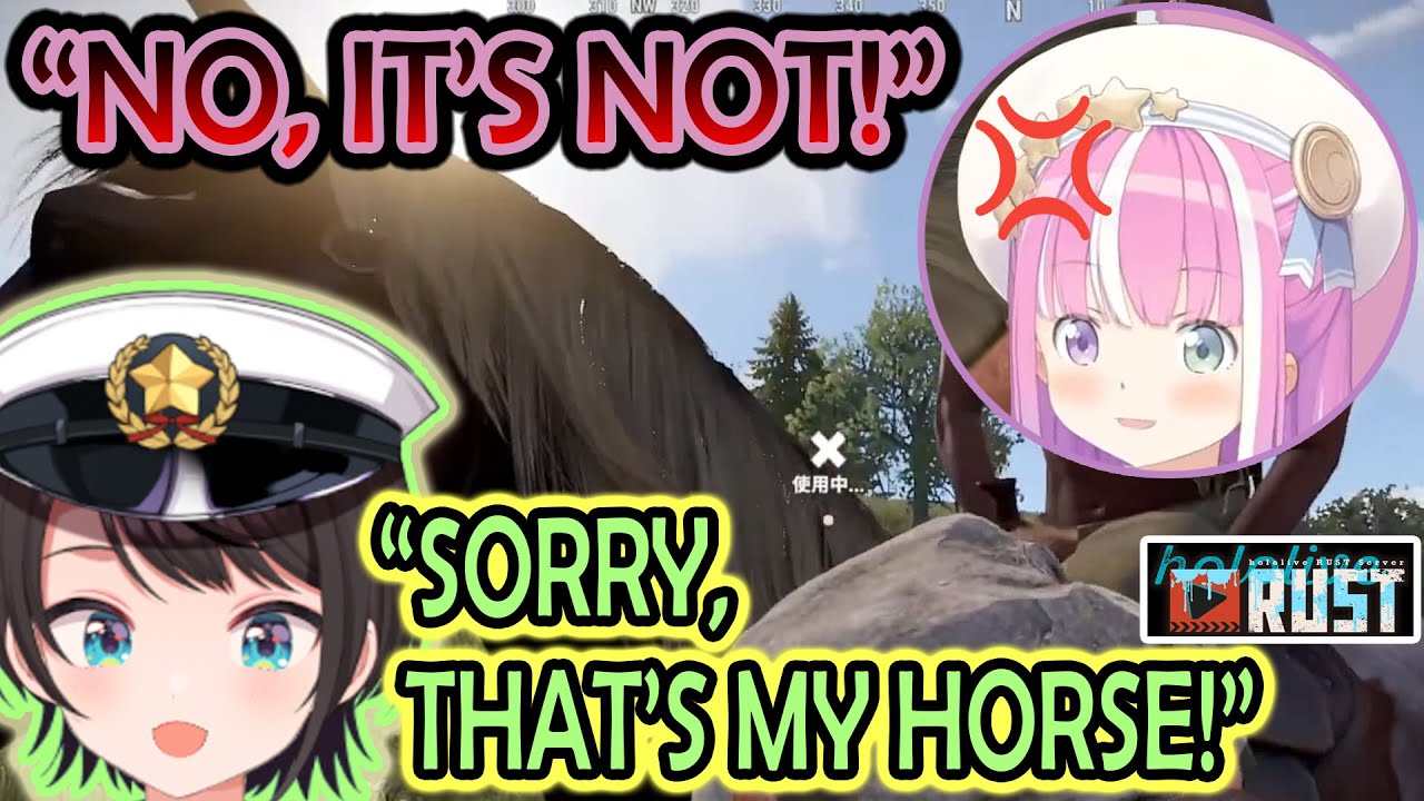 Just 10 Minutes into the Server and Subaru Tries to Scam Luna Out of Her Horse Already
