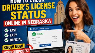 How to check driver's license status online in Nebraska