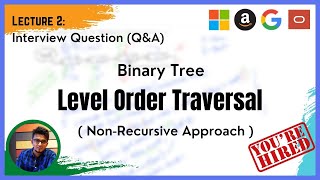 Famous Binary tree ( Part 2 ): - Level Order Traversal #BinaryTree #DS #Algorithm #LevelOrderTraversal Profile