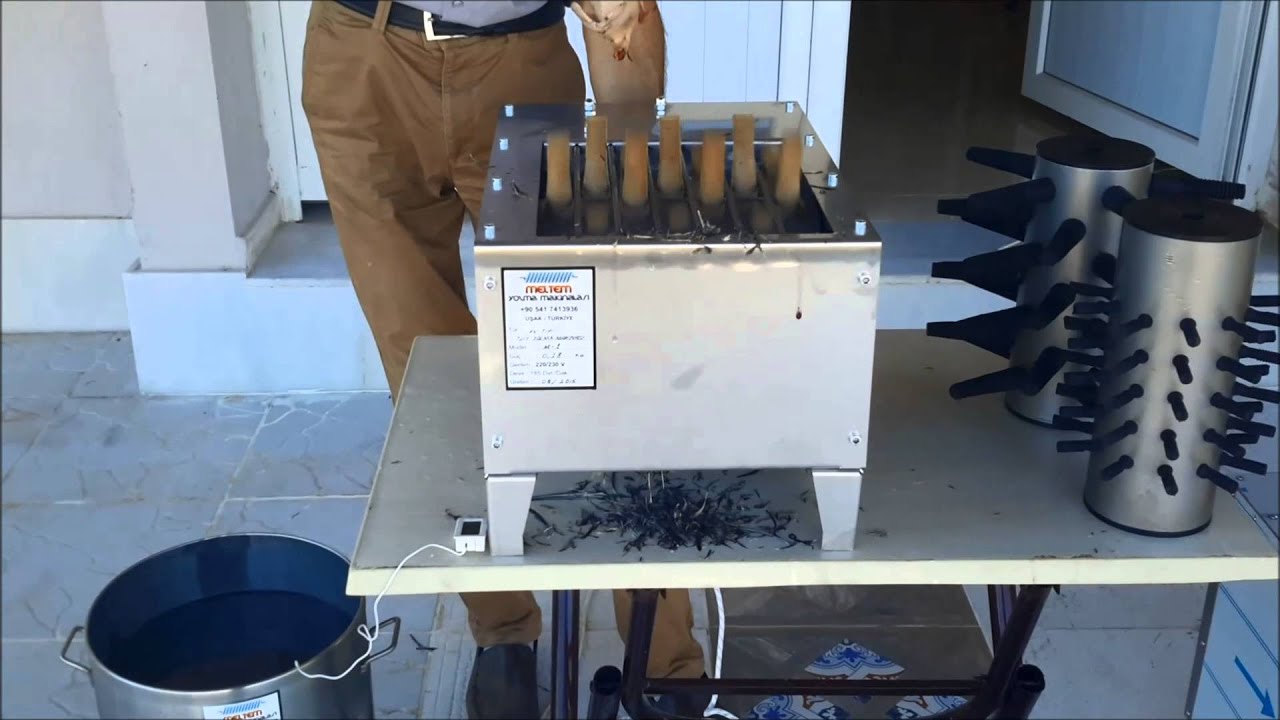 EV TİPİ TÜY YOLMA MAKİNASI YouTube