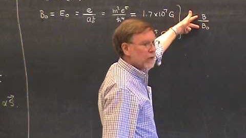 PHYS 221A 2010:12:01   Lec 40   The Zeeman Effect in Hydrogen and Alkali Atoms