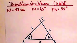 Dreieckskonstruktion Sww