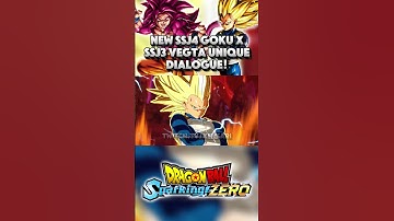 ⚡NEW SSJ4 Goku & SSJ3 Vegeta Interaction! | Dragon Ball Sparking Zero