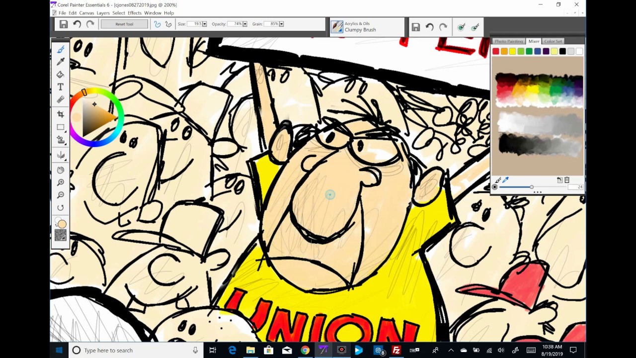 how to draw crowds in comics