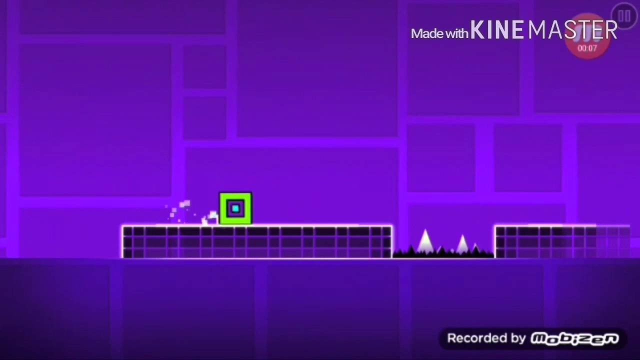 Geometry Dash / erstes Level first try - YouTube