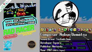 Rad Racer (NES) Soundtrack - 8BitStereo @Nikos8BitStereo