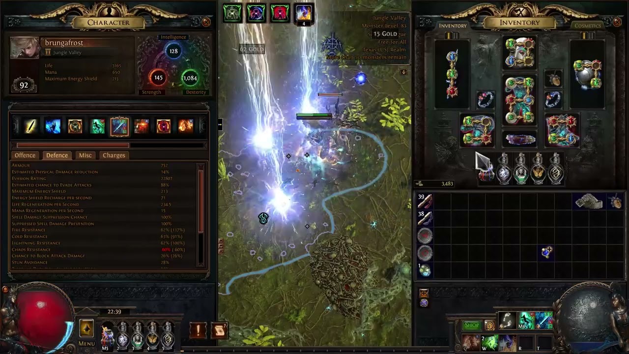 poe dex stacking spell suppression tech (prevent 100% of spell damage on hit)