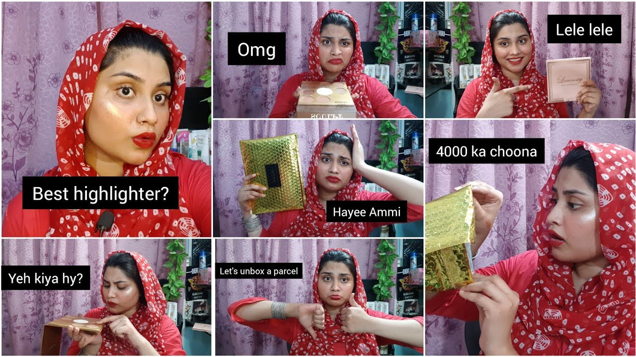 Highlighter and Countour pallate unboxing / 