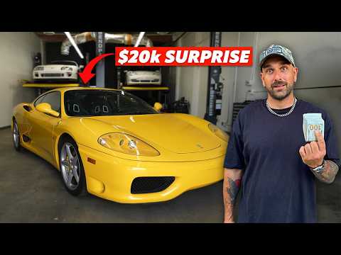 Insane Marketplace Find- Ferrari 360! Plus tuning my r33 GT-R with big turbos!