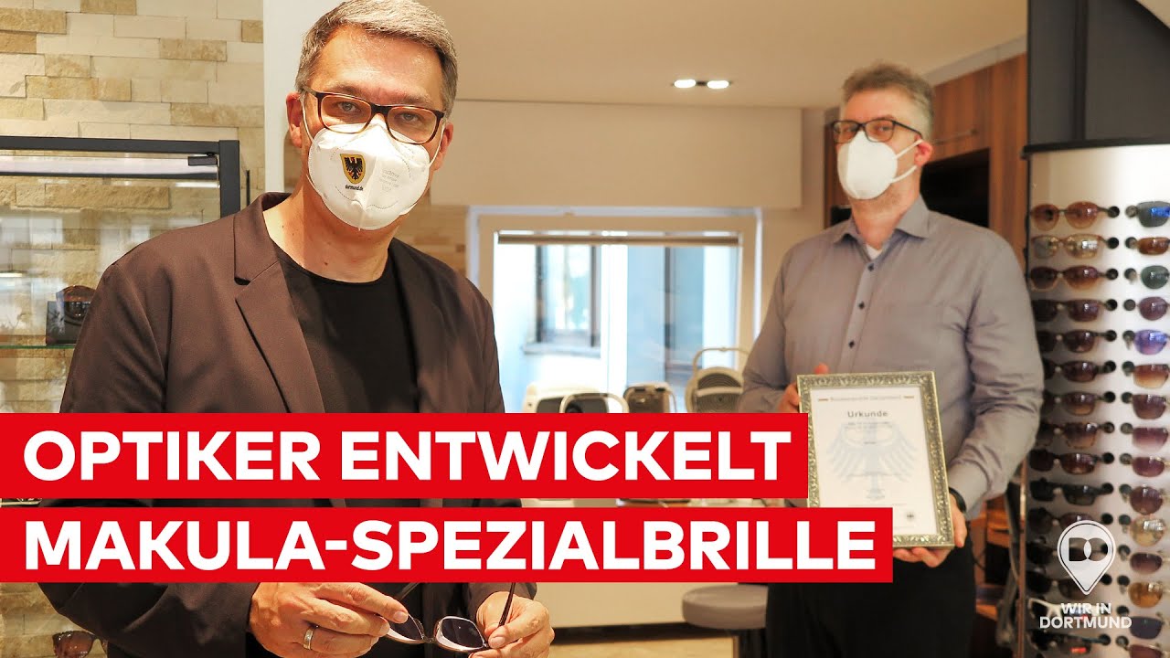 Optiker aus Dortmund-Aplerbeck erhält Patent auf Makula-Spezialbrille
