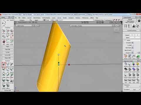 Autodesk Alias Basic Tutorials | F2 3 Polygon | MS3D