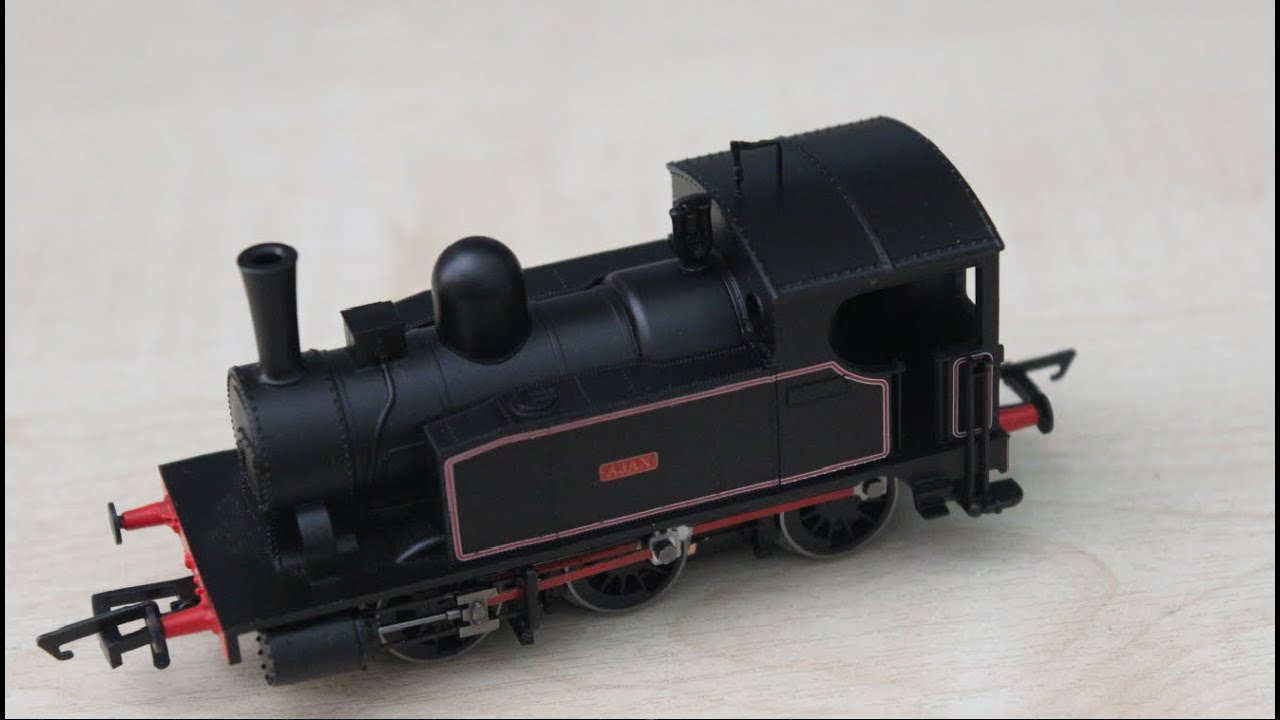 HD Golden Valley Hobbies HO No 38 Ajax Andrew Barclay Industrial 060 Steam Loco Lined Black GV2018