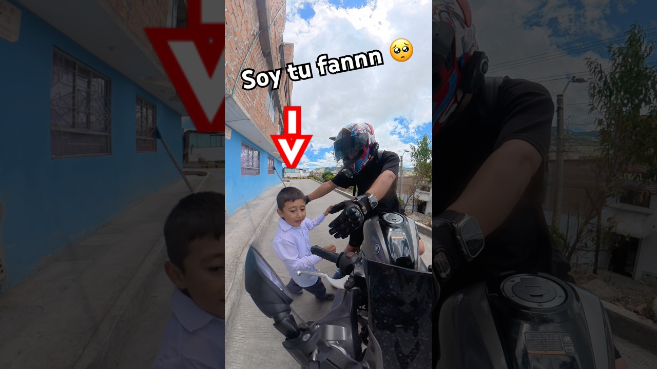 Me LLENÓ el corazoncito este MOMENTO #humor #bromas #biker #risas #motos