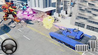 Tank Robot Transform Wars - Multi Robot Game 2021 - Gameplay Walkthrough Part 2 (Android, iOS) screenshot 2