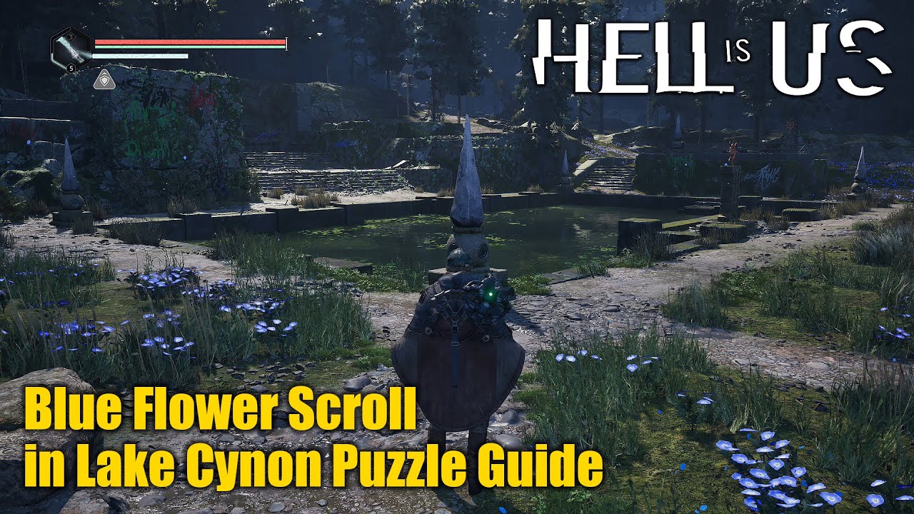 Hell is Us • Lake Cynon Blue Flower Scroll Puzzle Guide