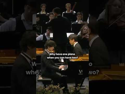 Yunchan Lim and Minsoo Sohn perform Mozart's Concerto for Two Pianos No. 10 at Verbier Festival 🎶