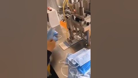 video of semi automatic ear loop welding machine