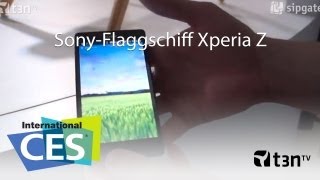 Sony-Flaggschiff Xperia Z mit 5-Zoll-Full-HD-Display 13 Megapixel [CES 2013 - t3n TV]