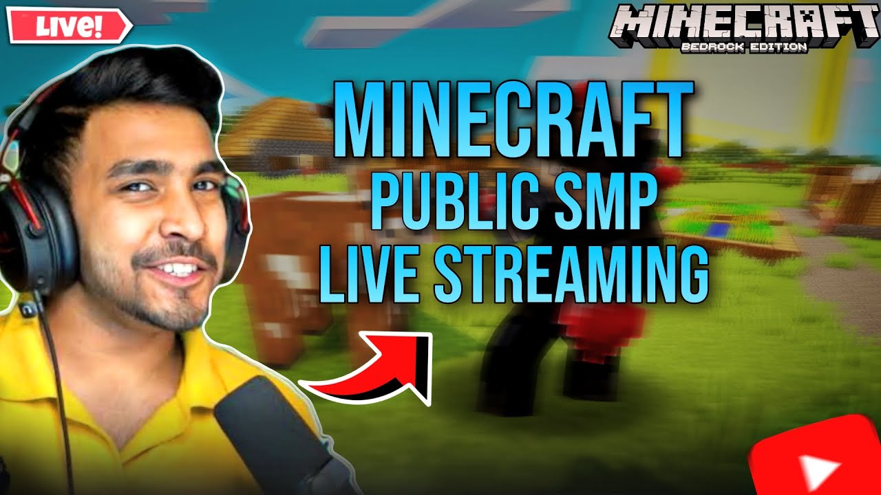 Minecraft Public SMP Live 🟥 Java/Pocket | Minecraft Live | Techno ...