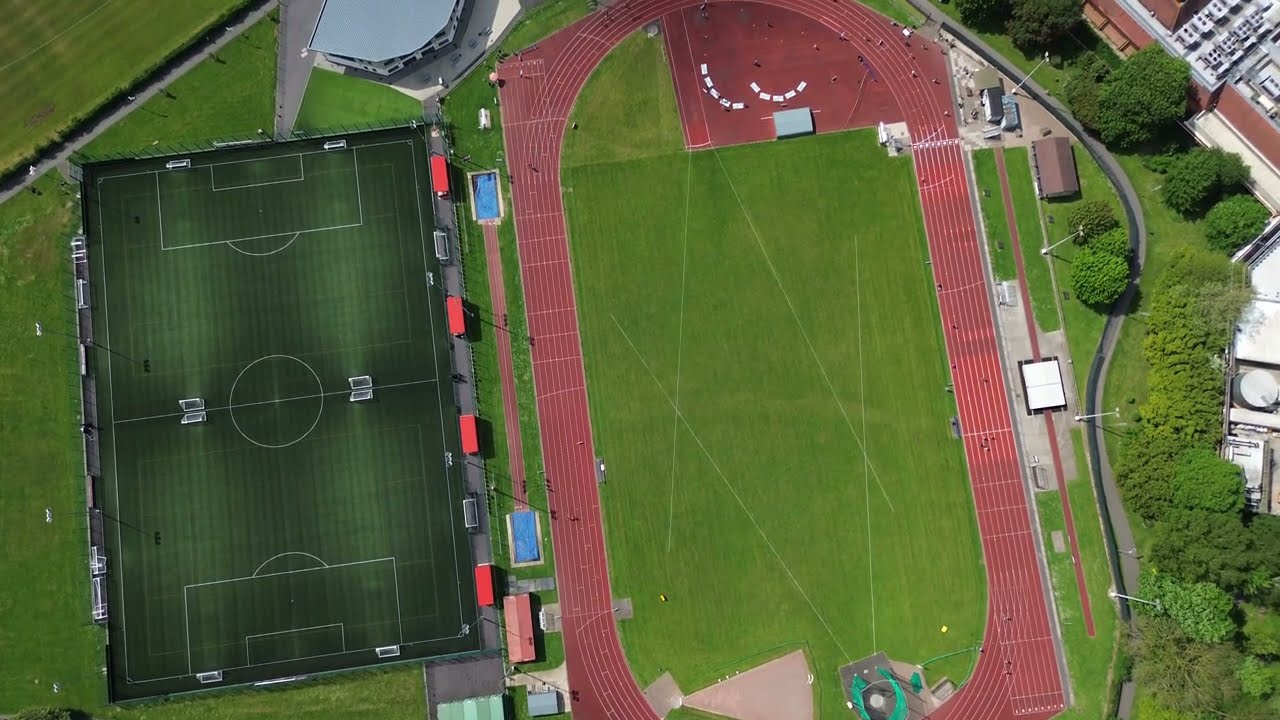 Swindon Harriers Athletic Track from above