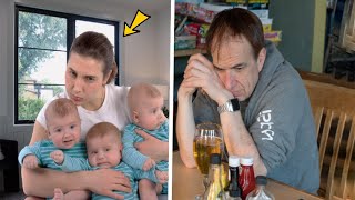 Man Leaves Wife And Triplets After DNA Test  Years Later He Turns Pale When He Sees Them