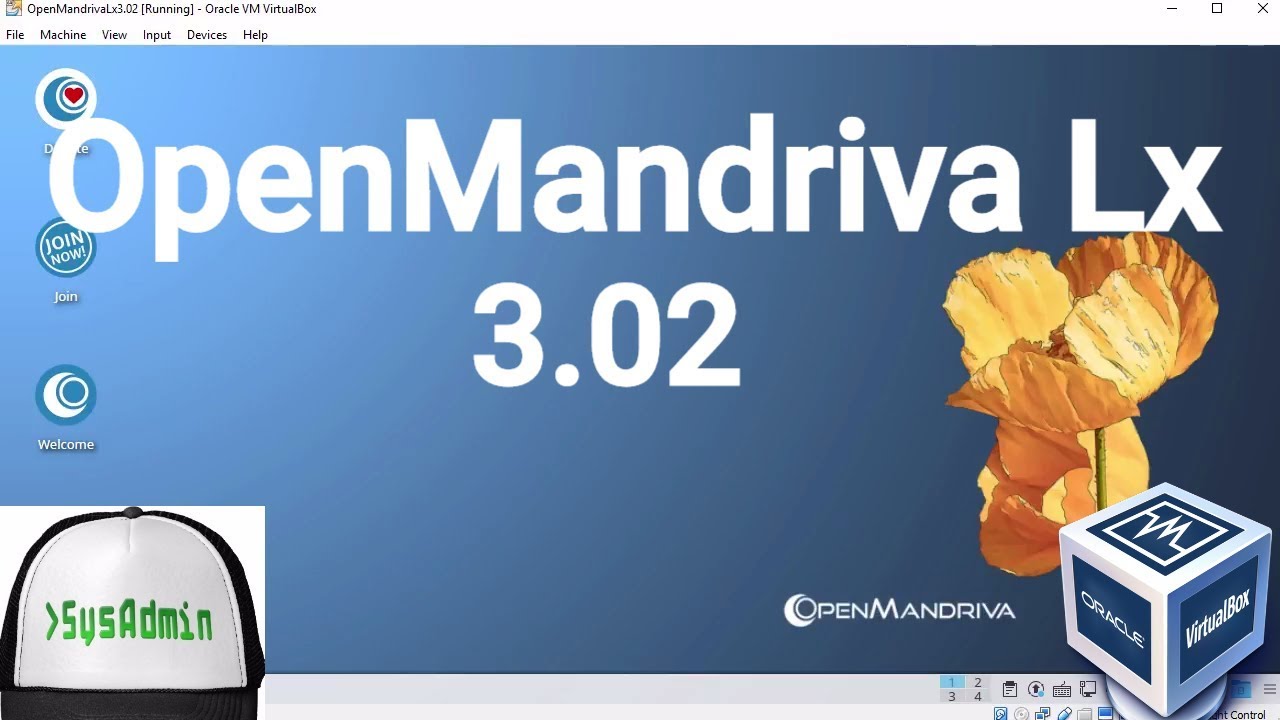 OpenMandriva Lx 3.02 Installation + Guest Additions on Oracle VirtualBox [2017]